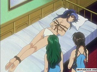 Hentai lezzy skirt gets enema