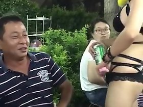 membrane around kitchen garden of hot girl.mp4