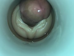 سہ پر کیمرے آدمی کی طرف سے گرم، شہوت انگیز سہ انجکشن