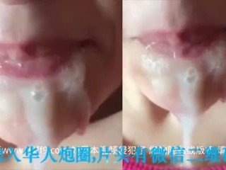 【最强 吞 精】 BELLE RAGAZZE CINESI naturalmente dello sperma, 颜 值 美女 吃 岩浆 颜 射 口 爆 吞 精, 好吃 你 就 多吃 点